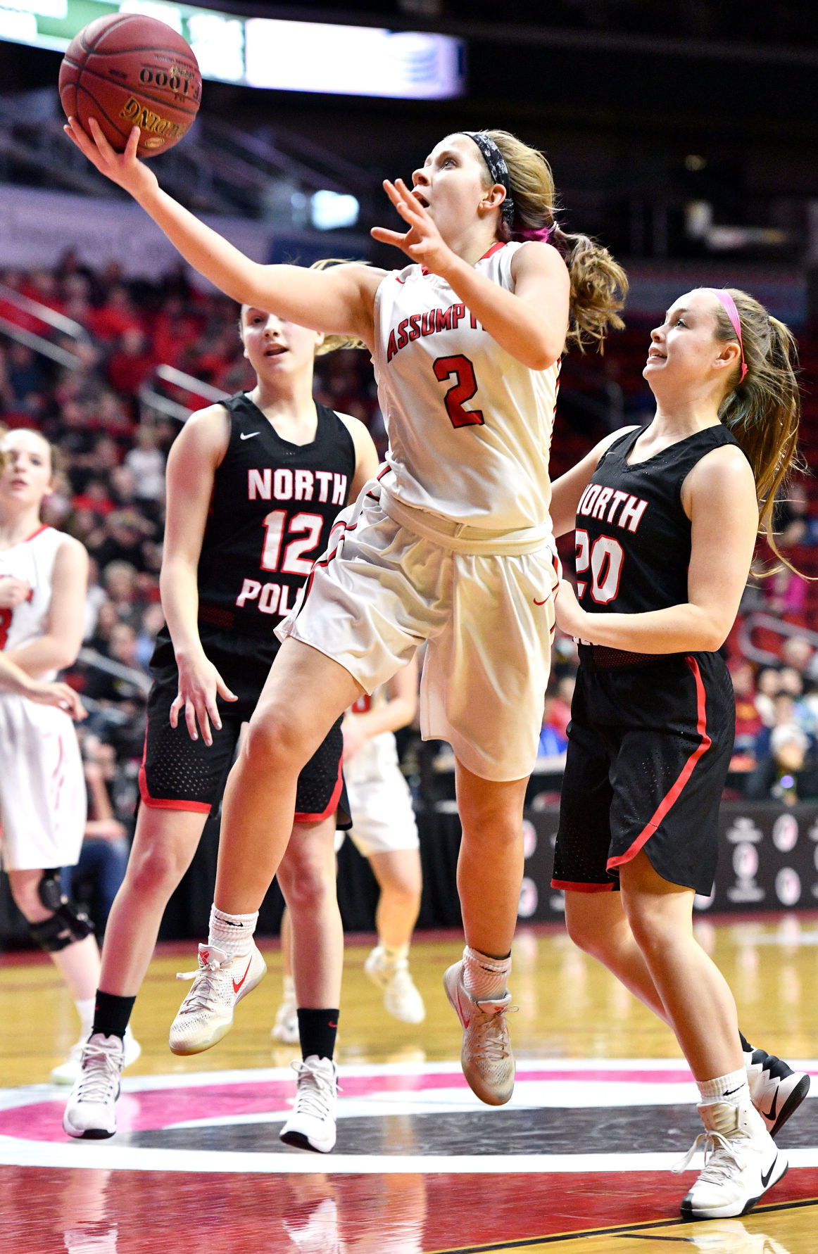 Davenport Assumption vs North Polk state basketball